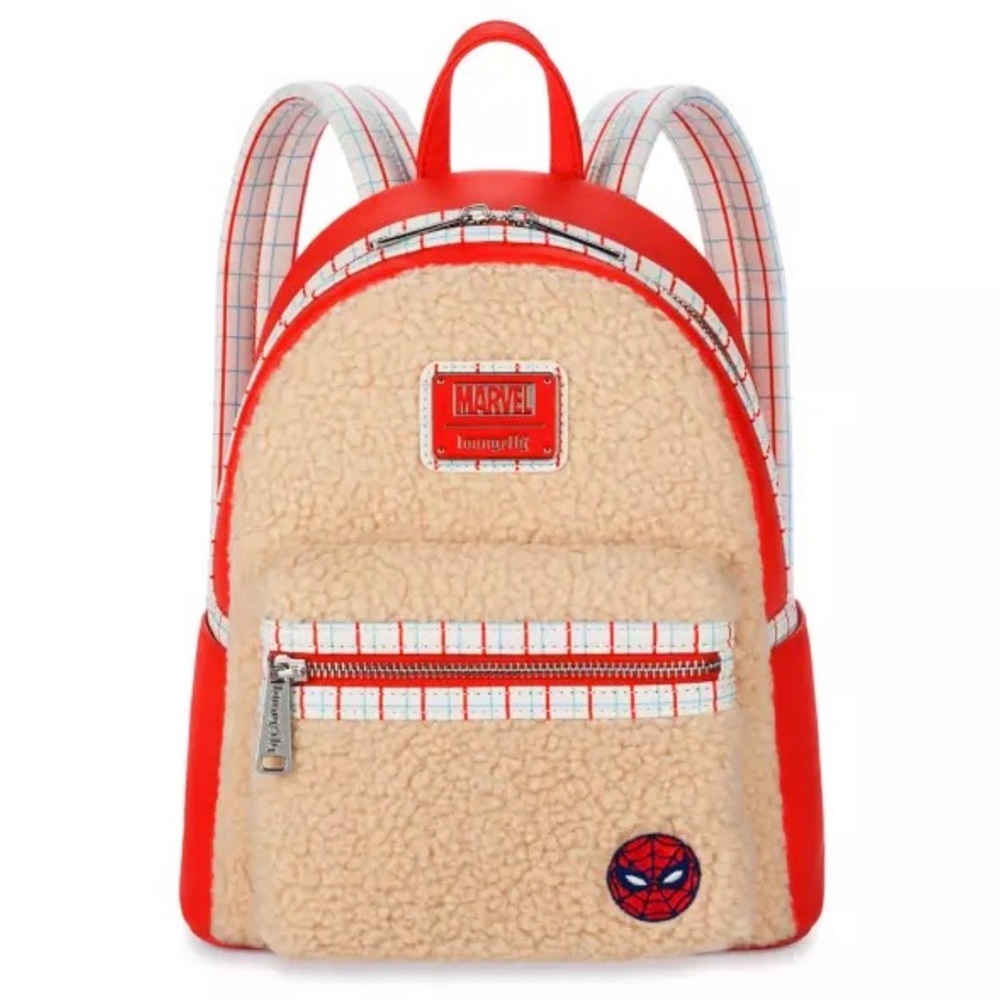 Disney Loungefly Backpack - Spider-Man Faux Fur